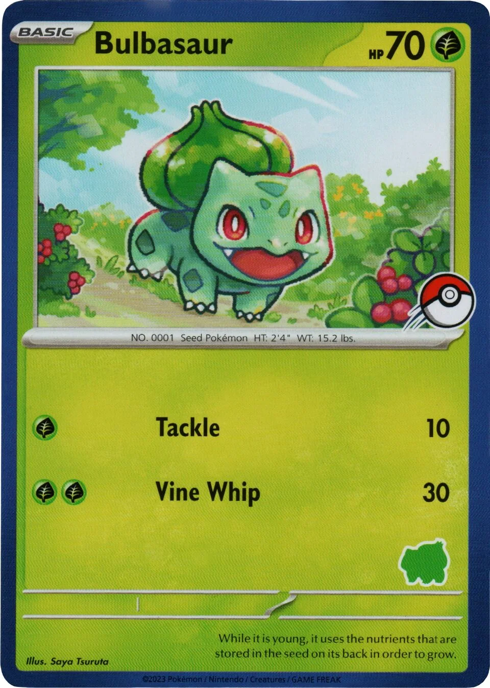 Bulbasaur 「FBB No. 001」「EN」